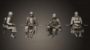 Military figurines (STKW_0137) 3D model for CNC machine